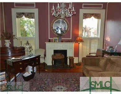 Living Room. The formal parlor has ornate original