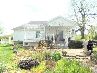 Rear view of house