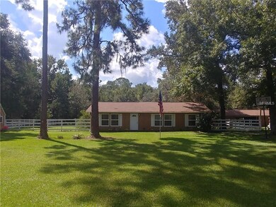 Large front yard and fenced back yard