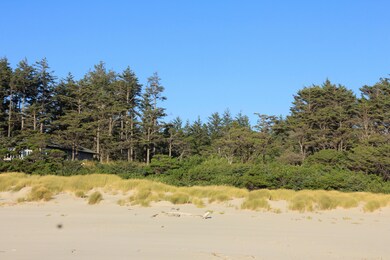 Beach looking East at lot