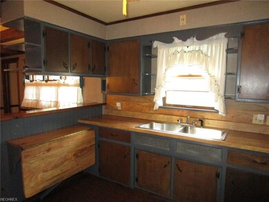 Kitchen with Fold Up Table