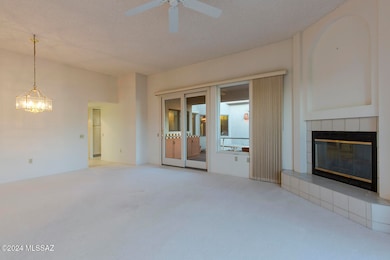Living Area & Fireplace