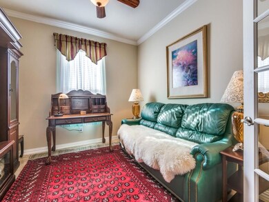 Flex Room or Study Accented with Crown Molding and