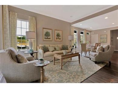 Photos from builder library, similar home.