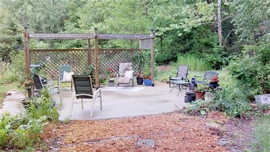 One of two patios to relax and enjoy nature and en