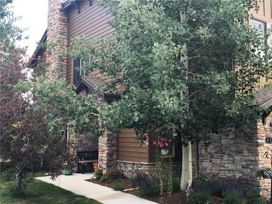 Treelined front walk