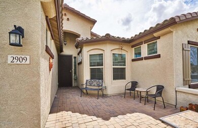 Spacious Custom Paver Courtyard