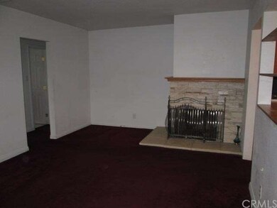 Living room with fireplace