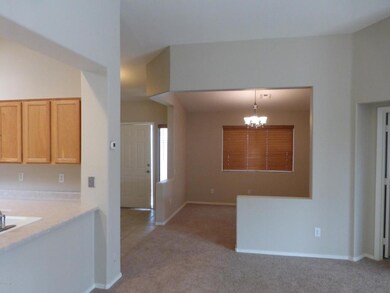 Looking from LR to kitchen and dining ar