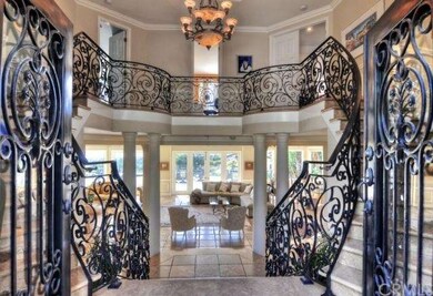 Elegant entry and dual staircase
