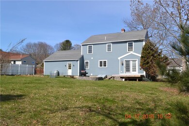 View of the rear of the home showing...