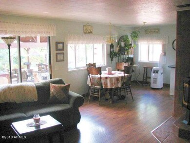Open Concept Living, Dining & Kitchen