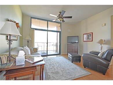 Living Room of a similar condo.