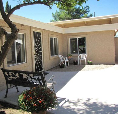 Inviting front entrance