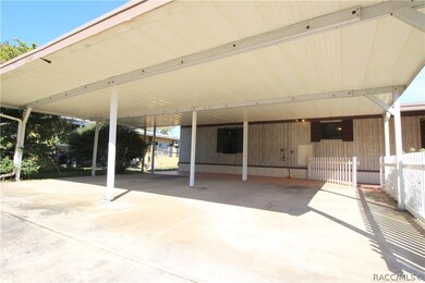 Large double carport