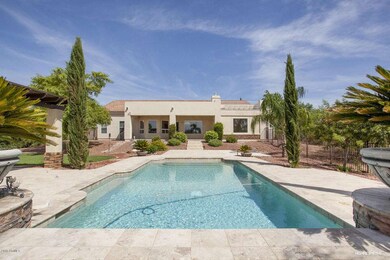 Pool north view