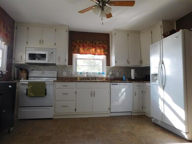 Nice kitchen with built in microwave
