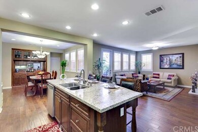 Fabulous open floor plan complemented with distres