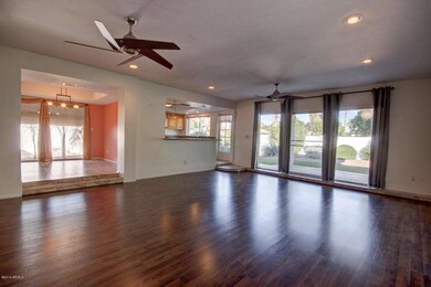 Great room looking into dining room