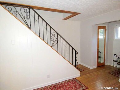 Other Staircase with decorative wrought  iron Rail