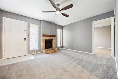 Fresh paint, carpet, blinds and ceiling fan along