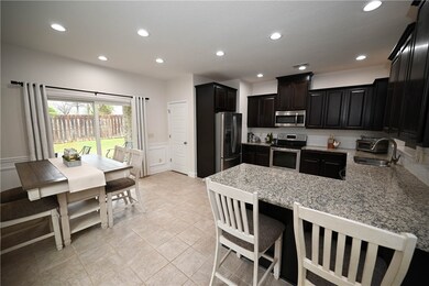 Eat-in kitchen with ample table space PLUS  attach