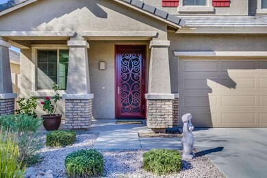 Gorgeous red security door