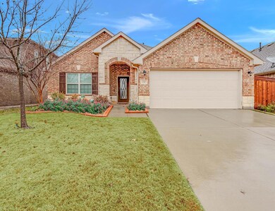 Virtually staged the spring flowers. Fence on the side of the garage, to hide garbage cans so they don't have to be kept in the garage! Concrete edging to help control weeds!