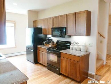 Kitchen Upgraded Kraft made cabinetry, granite cou