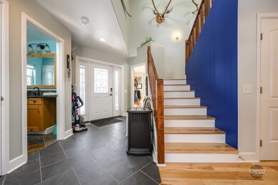 Large entry with slate tile