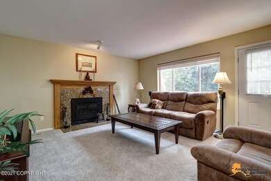 Family room w new carpeting
