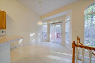 Eat in kitchen with access to back deck