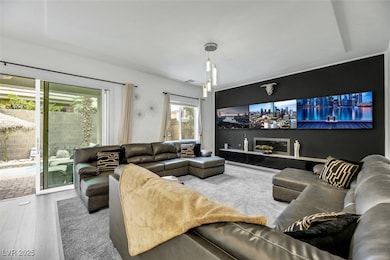 Living room featuring wood finished floors