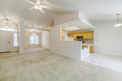 Spacious Living Room w/Fireplace
