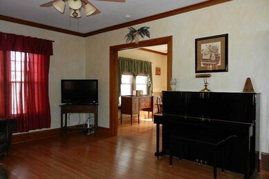 Living Room. view to formal dining room from livin