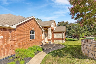 View of front of property with a front lawn