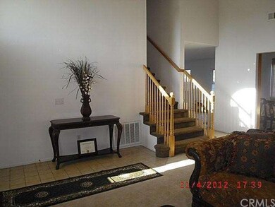 Tile flooring in entry