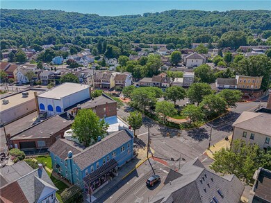Aerial View of 4th Street Side of Building