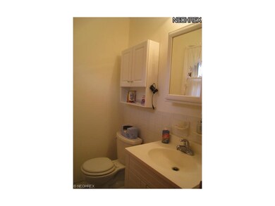 Half bath off master bedroom