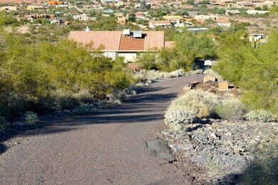 Paved Street Leading to Lot