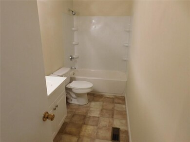 Bathroom with laundry shoot