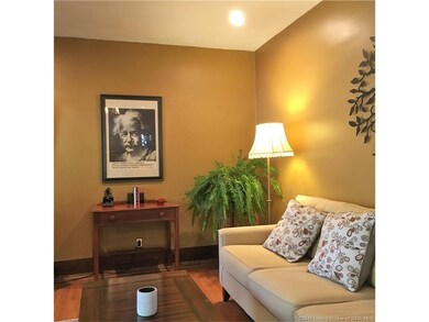 View from front door . . . living room.