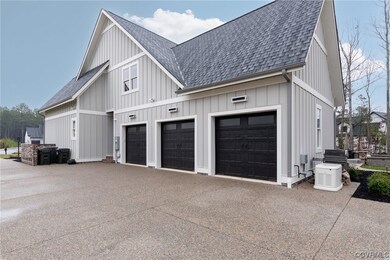 3 car garage, aggregate drive