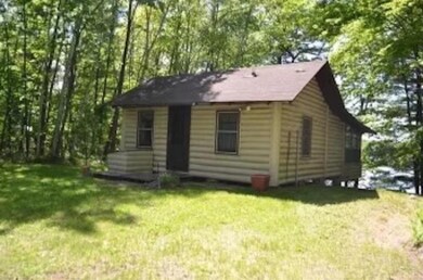 This was the BEFORE picture of that same cabin from 2017.... hard to believe, right!?