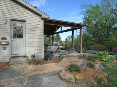 Covered back porch