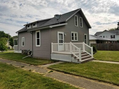 Side of home toward porch.