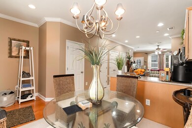 Dining area featuring recessed lighting, ornamenta