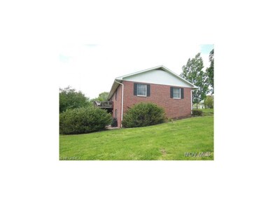 Right end of house