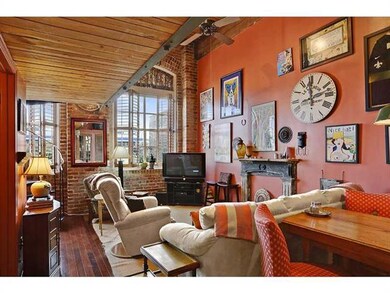 Living Room. High ceilings, huge windows, natural