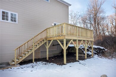 Newly constructed rear deck